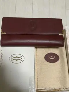 美品 Cartier 三つ折り財布