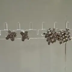 フォリフォリ シルバー ピアス ２つセット