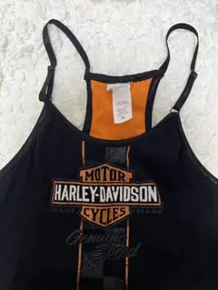 y2k❤️ Harley Davidson スカル ロゴ ホルターネック キャミ y2k❤️ Harley Davidson スカル ロゴ ホルターネック キャミ