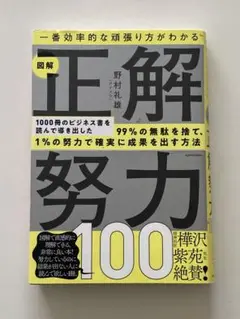 正解努力100 野村礼雄 アフィラ