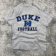 DUKE大学カレッジアメフトTシャツ/USA製/スポーツMIX/グレー
