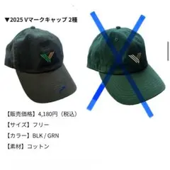 東京ヴェルディ 2025 Vマークキャップ ブラック