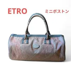 ETRO エトロ ペイズリー柄 ハンドバッグ　ミニボストンバッグ ドラム型