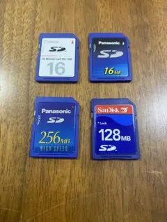 SDカードセット 256MB 128MB 16MB
