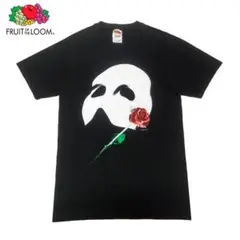 00s オペラ座の怪人 Tシャツ フルーツボディ コピーライト入 S 黒