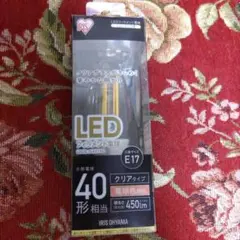 アイリスオーヤマ シャンデリア球 E17 LEDフィラメント電球