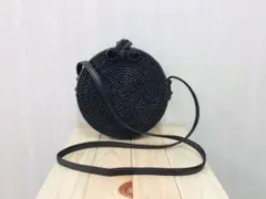 Chuchka カゴバッグ ブラック ショルダー