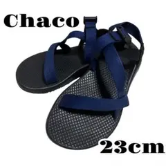 【美品✨】Chaco チャコ　ネイビー サンダル　23cm （W6）アウトドア
