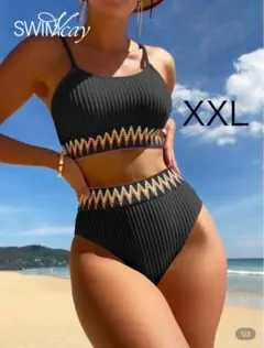 水着　黒　XXL