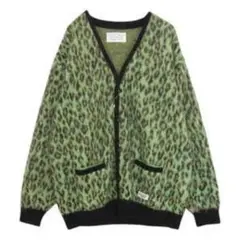 21AW WACKOMARIA LEOPARDMOHAIRCARDIGAN XL