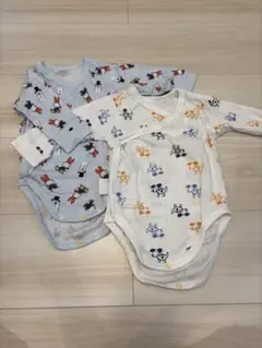 ユニクロ　ベビー肌着 前開き　70 2枚セット