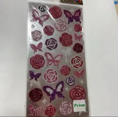 蝶々　グリッターシール　平成レトロ