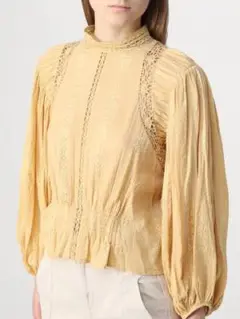 美品 ISABEL MARANT ETOILE 22SS レース刺繍ブラウス