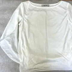 nano・universe ノースリーブカットソー 白 美品