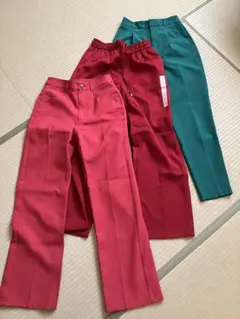 GU カラーパンツ　3点セット