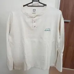 COTTON DELUXE アイボリー 長袖カットソー XL