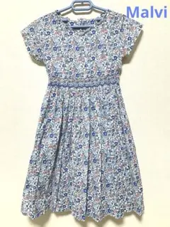 Malvi 花柄 半袖ワンピース