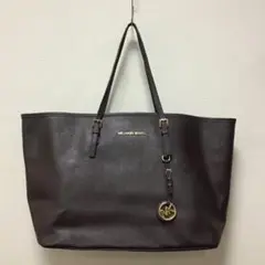 マイケルコース レザー トートバッグ ブラウン