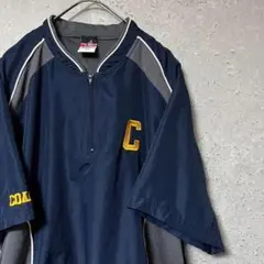 Alleson ATHLETIC 半袖 ハーフジップ スポーツ メッシュ M
