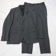 SIMPLICITÉ plus グレー グレンチェック スーツ セット 50