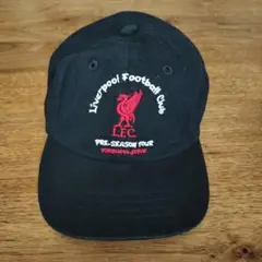 リバプールFC プレシーズンツアー KIDS キャップ 黒
