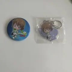 名探偵コナン　灰原哀　東急ストア　缶バッジ&アクリルキーホルダー