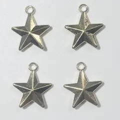 【メルカリ便】星　スター　ゴールド　チャーム　大きめ　ハンドメイド　材料　23