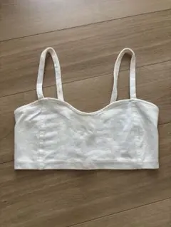 BRANDY MELVILLE♡ホワイトキャミソール Sサイズ　ビスチェ