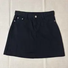 GRL デニム ミニスカート グレイル 黒 ブラック スカート