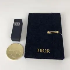 Christian Dior クリスチャンディオール メモ 小物入れ 鏡 セット