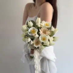 ウェディング ♡ クラッチブーケ アーティフィシャルフラワー 海外風♡
