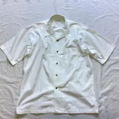 インアンドヤン 80s DCブランド オープンカラーシャツ 白 LL