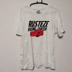 UNIQLO RUSTEZE RACING CENTER Tシャツ M ホワイト