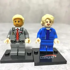 ドナルド　トランプ大統領　ヒラリークリントン　2体セット　レゴ互換