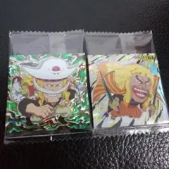 ワンピース　大海賊シールウエハース　log.12　SGR　白ひげ　GR　シキ
