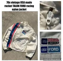 70s vintage usa製 FORD racing jacket