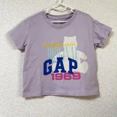 美品　babyGAP コットン100% Tシャツ　90cm 紫　半袖　夏服