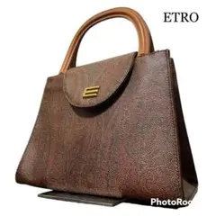 外観極上美品 エトロ ETRO ハンドバッグ ショルダーバッグ