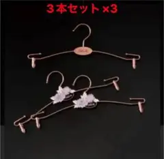 サルート ランジェリー用ハンガー 9本セット