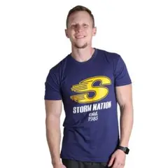 ◆STORM NATION◆ ストーム Tシャツ Lサイズ パープル