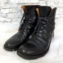 FIORENTINI+BAKER 編み上げレザーブーツ 革靴 ブラック 36