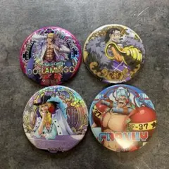 ワンピース　ONE PIECE　缶バッチ　SHINE　ドフラミンゴ　クロコダイル