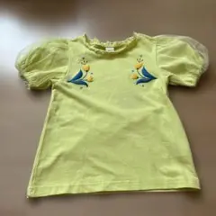 ディズニーフローズン アナ Tシャツ ライトイエロー 120cm