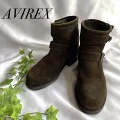 AVIREX アヴィレックス エンジニアブーツ 26.5 オーリブ スウェード