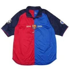 90s vintage 古着バルセロナ　1899-1999　100周年記念 Amazon | 1999 Barcelona Centennial Home Shirt (Abelardo 5