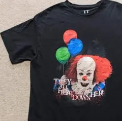 古着 ペニーワイズ IT イット 公式 ホラー ムービーT ブラック XL