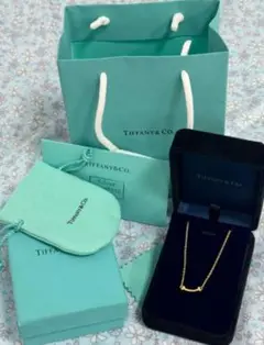 即日発送Tiffany & Co. Tスマイルネックレス ローズゴールド ミニ