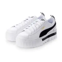 PUMA メイズレザーウィメンズ　厚底　25cm 美品
