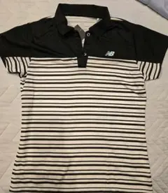 new balance ストライプ ポロシャツ 新品・未使用品