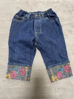eab デニム　80 子供服　キッズ　ジーンズ　used 平成レトロ